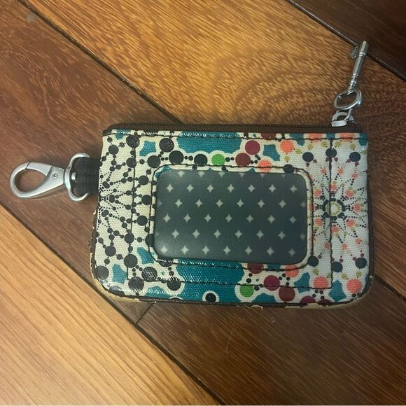 Vintage Fossil Key/Card Pouch - Picture 3 of 9